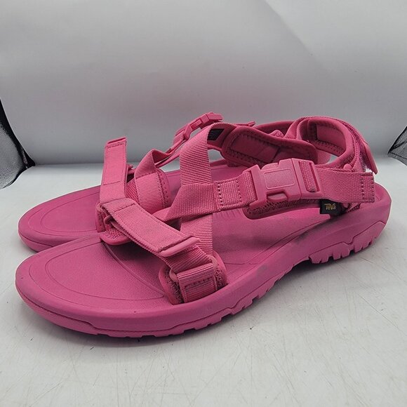 Teva Hurricane Verge Womens 13 Hot Pink Sandals Beach Summer Casual 1121535 - Picture 4 of 13